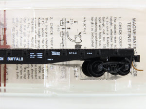 N Scale Micro-Trains MTL 45150 Toronto Hamilton Buffalo 50' Flat Car RTR