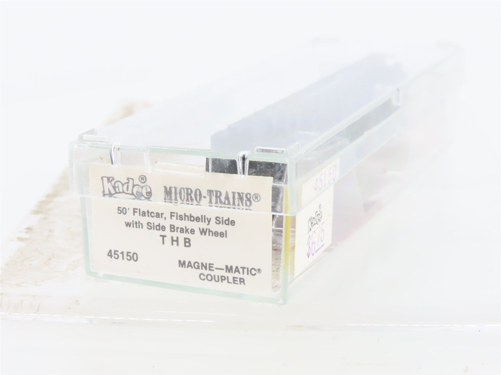 N Scale Micro-Trains MTL 45150 Toronto Hamilton Buffalo 50' Flat Car RTR