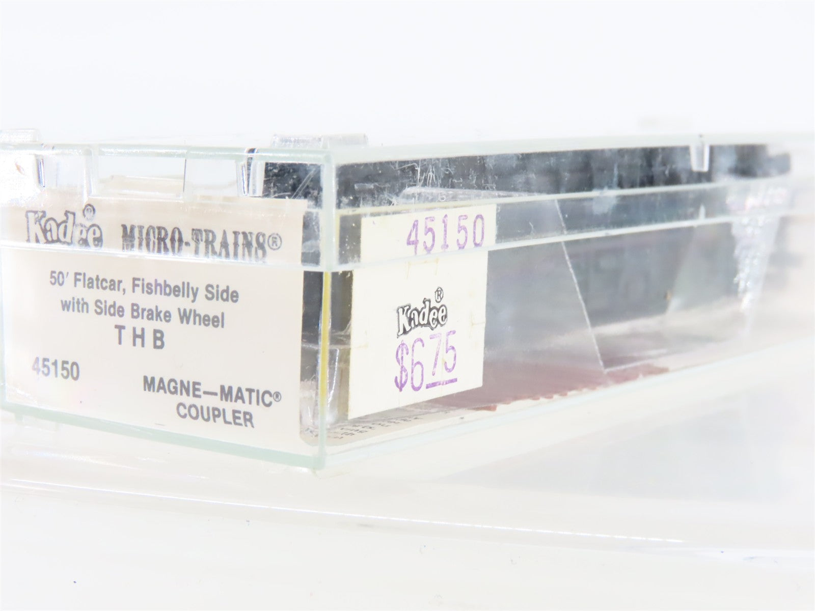 N Scale Micro-Trains MTL 45150 Toronto Hamilton Buffalo 50' Flat Car RTR
