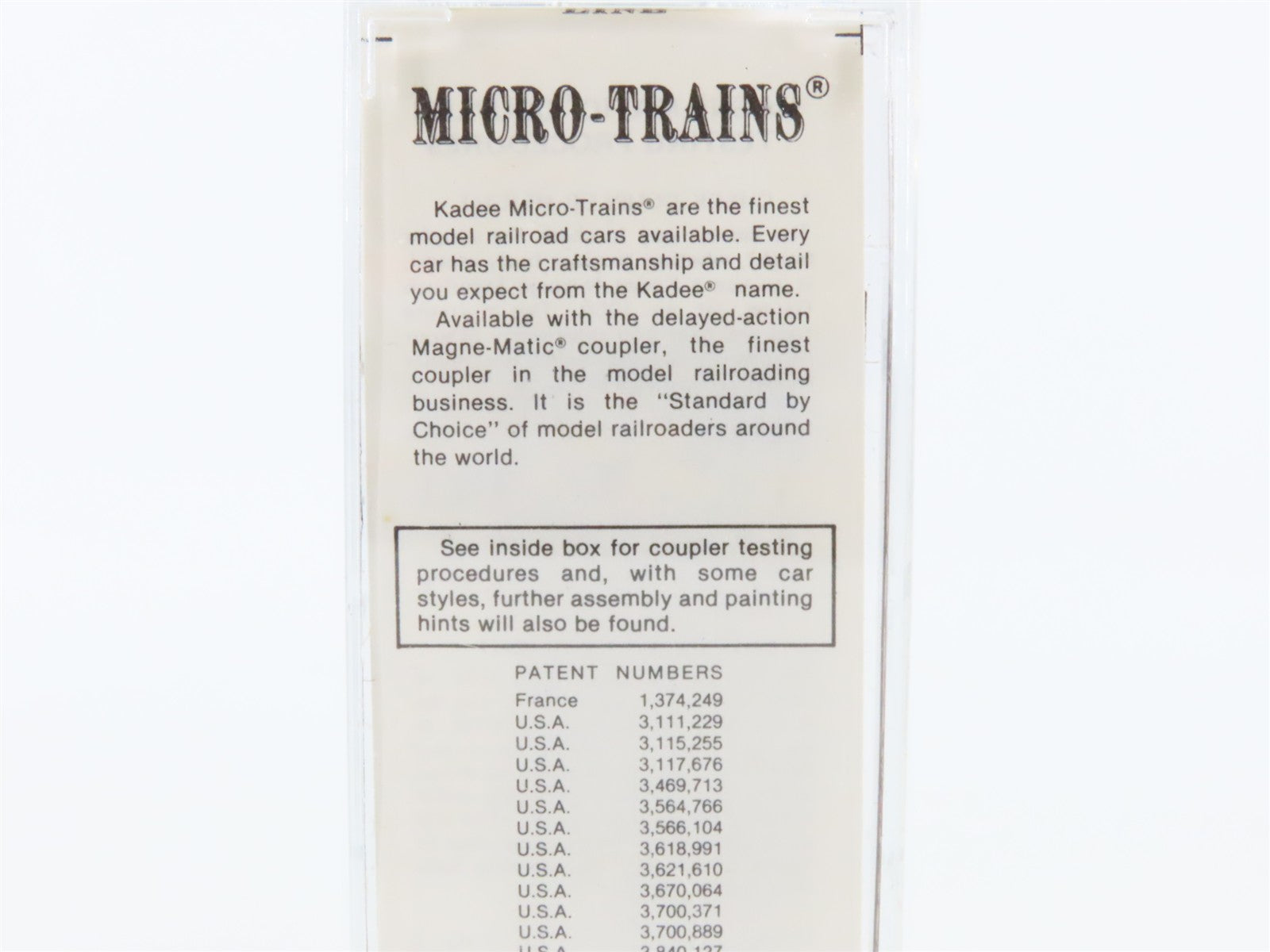 N Scale Kadee Micro-Trains MTL 20770 MON Monon 40' Single Door Box Car 1233 RTR