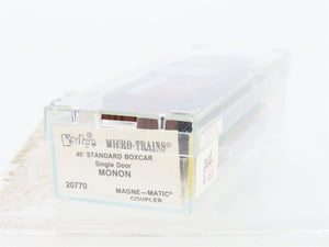 N Scale Kadee Micro-Trains MTL 20770 MON Monon 40' Single Door Box Car 1233 RTR