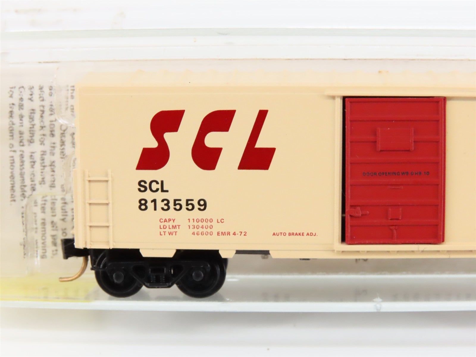 N Kadee Micro-Trains MTL 24160 SCL Seaboard Coast Line 40' Box Car 813559 RTR