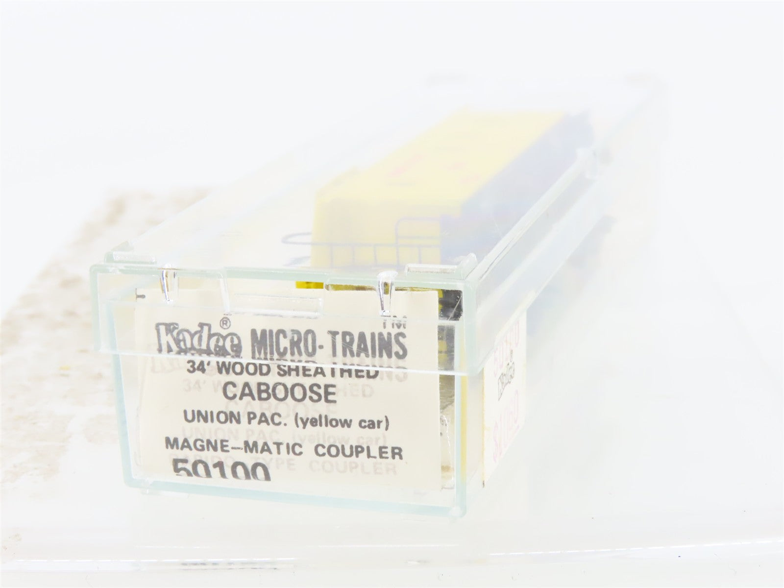 N Scale Micro-Trains MTL 50100 UP Union Pacific 34' Wood-Sheathed Caboose RTR