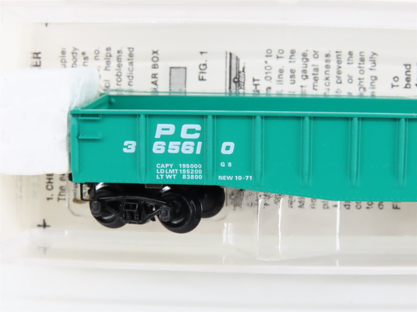N Scale Micro-Trains MTL 46060 PC Penn Central 50' Flat Car 365610 RTR