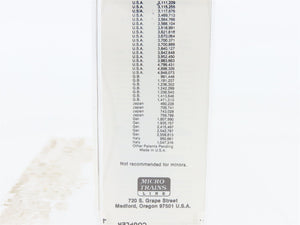 N Scale Micro-Trains MTL 46060 PC Penn Central 50' Flat Car 365610 RTR
