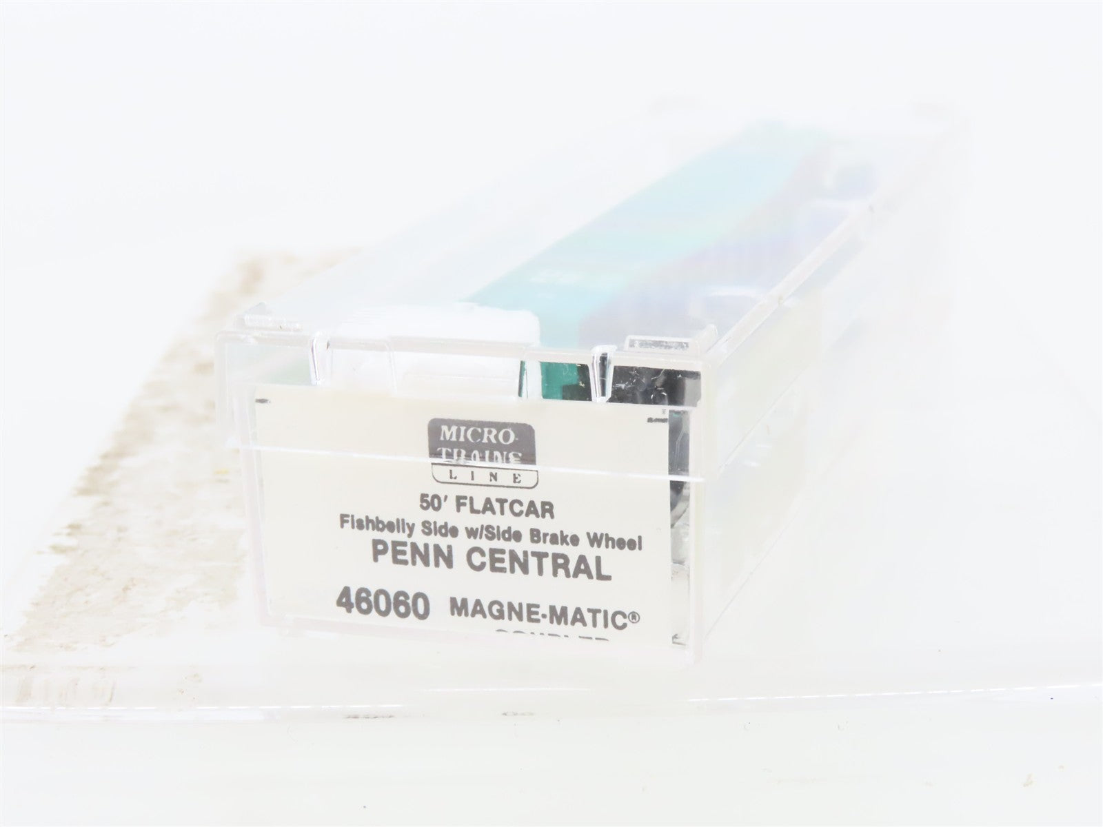 N Scale Micro-Trains MTL 46060 PC Penn Central 50' Flat Car 365610 RTR