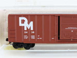 N Scale Kadee Micro-Trains MTL 25280 DM Detroit & Mackinac 50' Box Car 2436 RTR