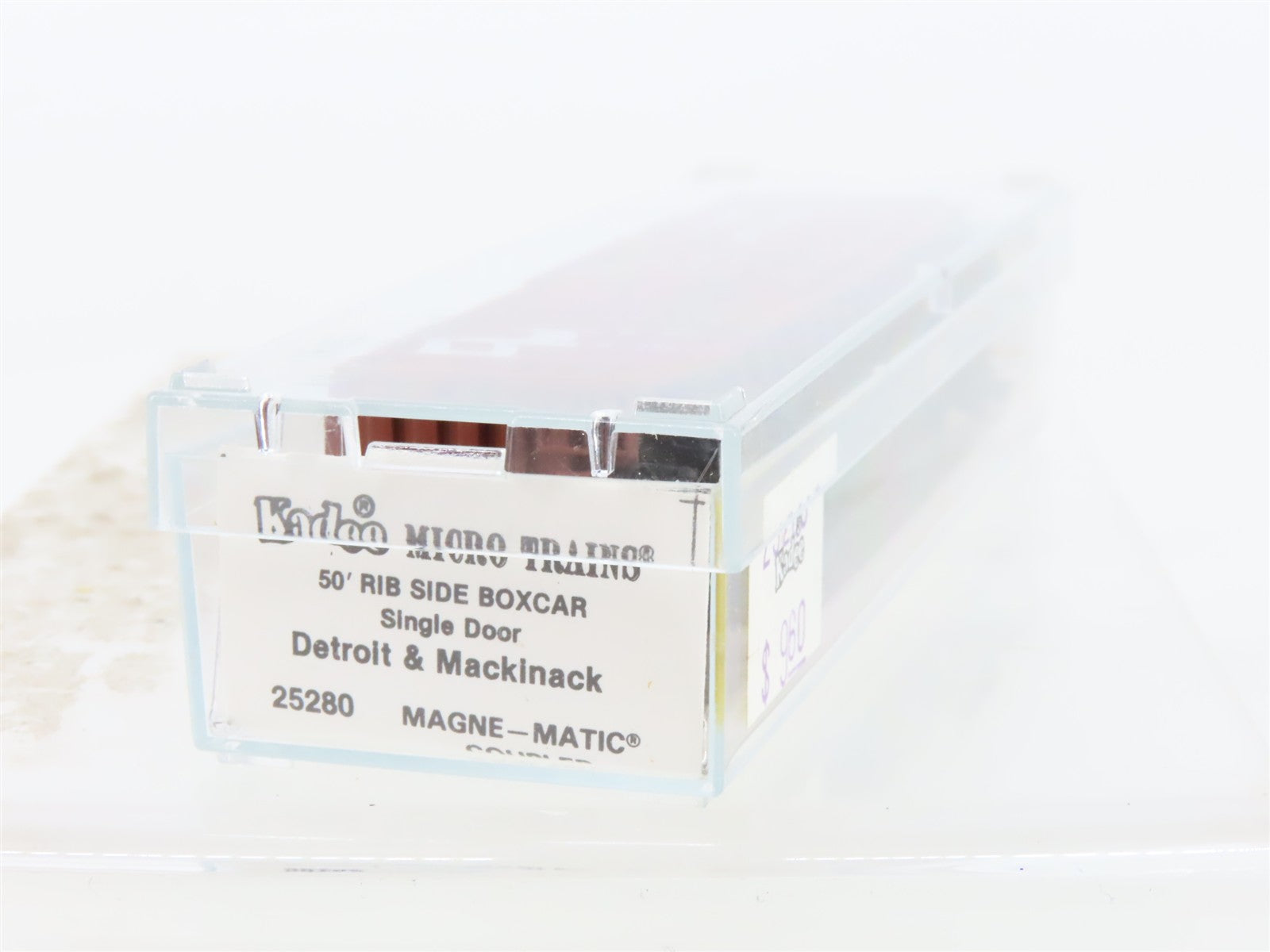 N Scale Kadee Micro-Trains MTL 25280 DM Detroit & Mackinac 50' Box Car 2436 RTR