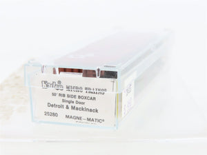 N Scale Kadee Micro-Trains MTL 25280 DM Detroit & Mackinac 50' Box Car 2436 RTR
