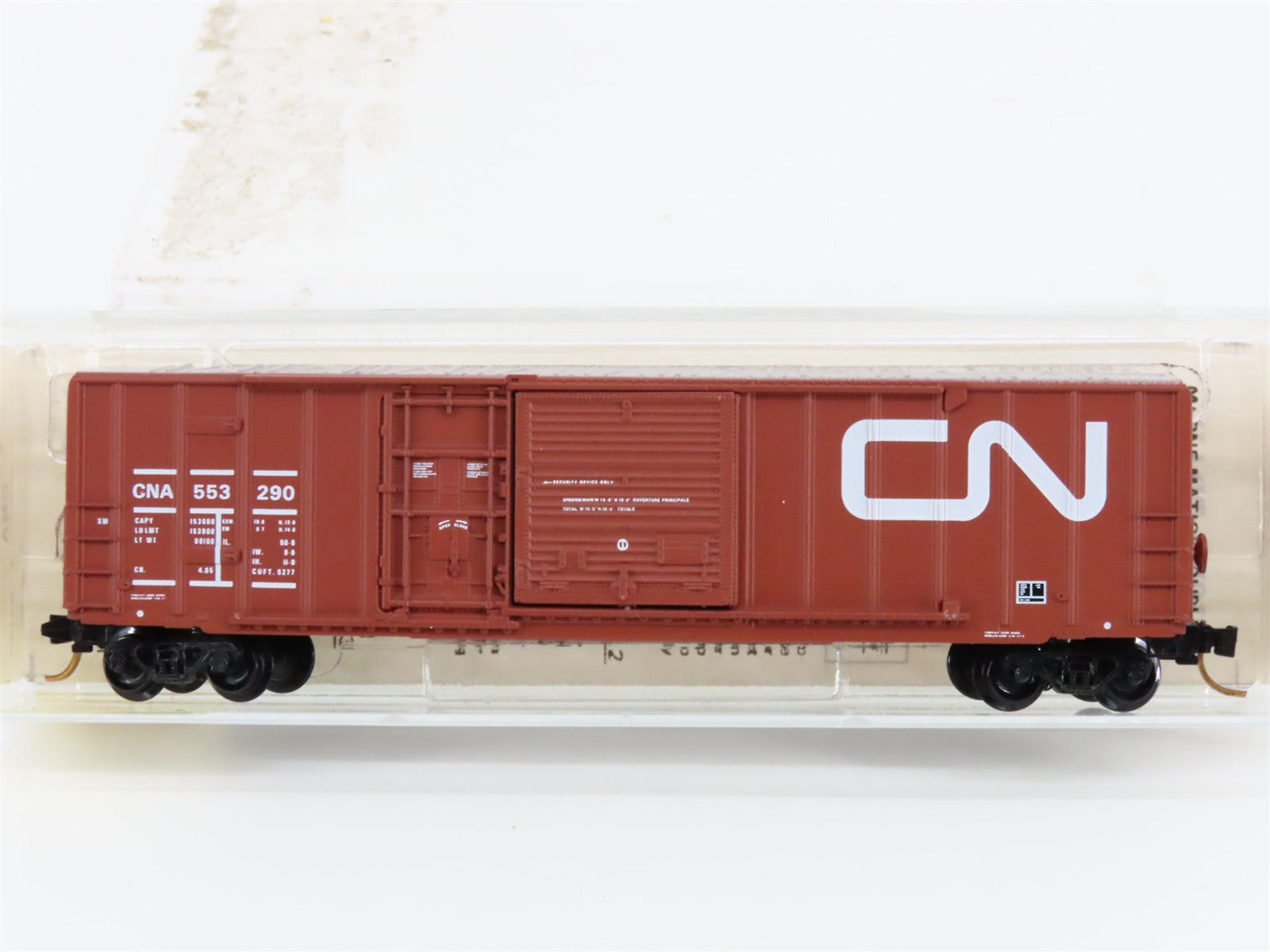 N Scale Kadee Micro-Trains MTL 26030 CNA Canadian National 50' Boxcar 553290 RTR