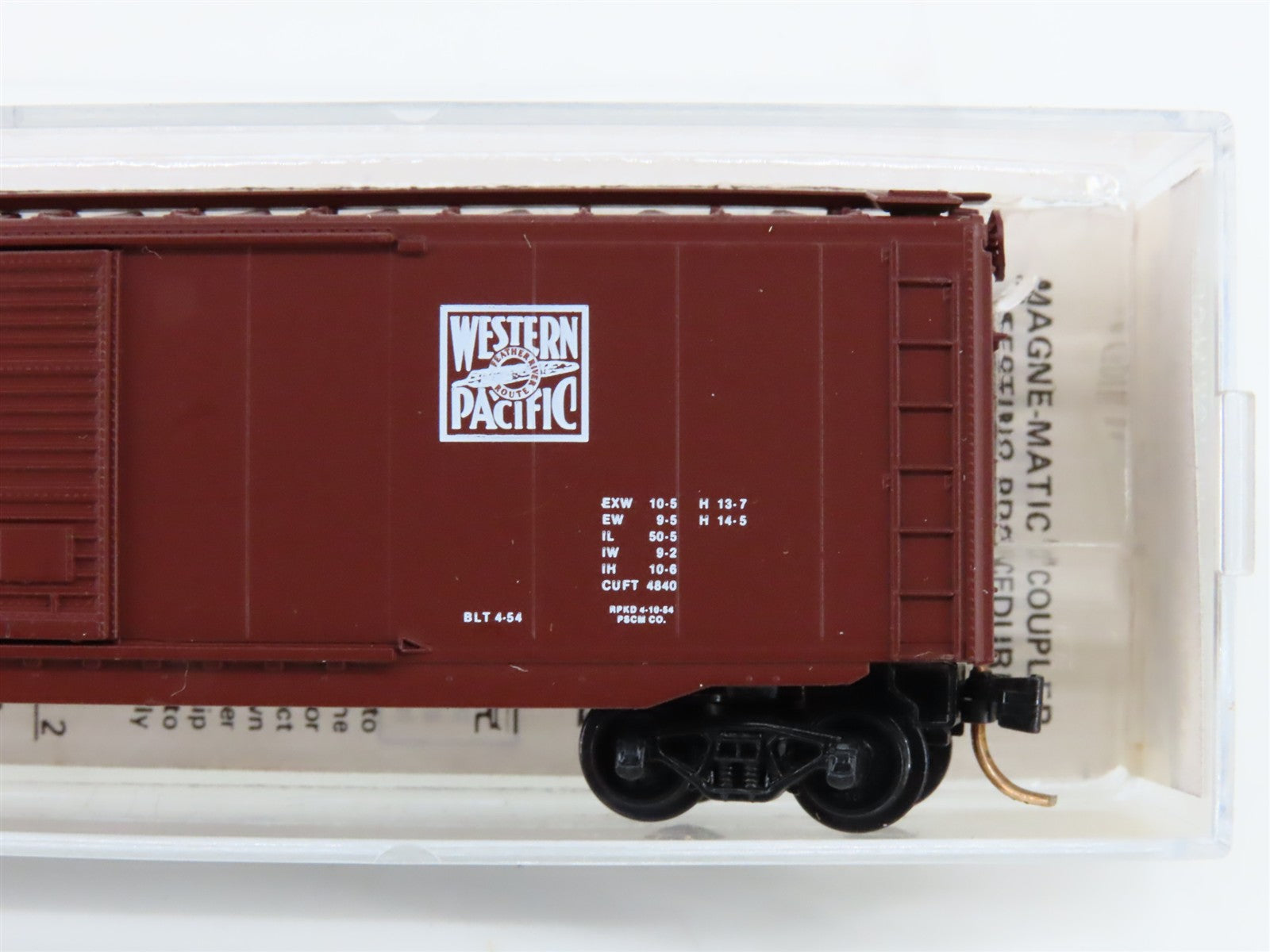 N Scale Micro-Trains MTL 34130 WP Western Pacific 50' Box Car 35182 RTR
