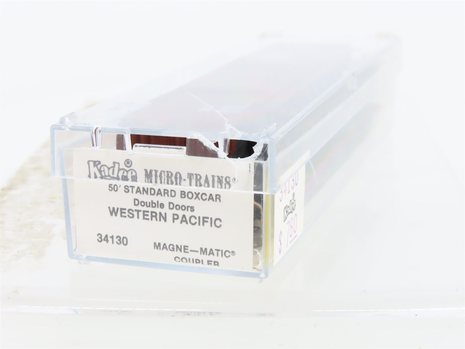 N Scale Micro-Trains MTL 34130 WP Western Pacific 50' Box Car 35182 RTR