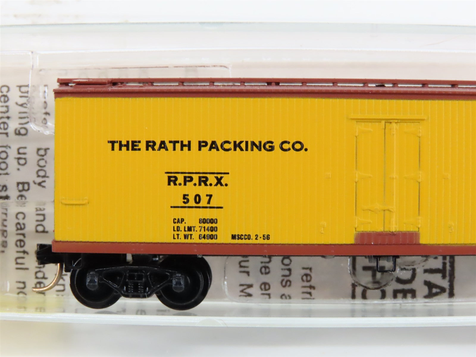N Scale Micro-Trains MTL 47310 Rath Packing Co. 40' Wood-Sheathed Reefer RTR