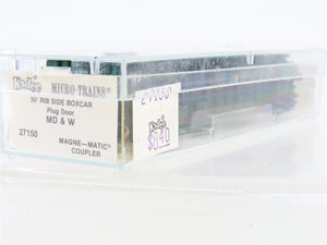 N Scale Micro-Trains MTL 27150 MDW Minnesota, Dakota & Western 50' Box Car RTR