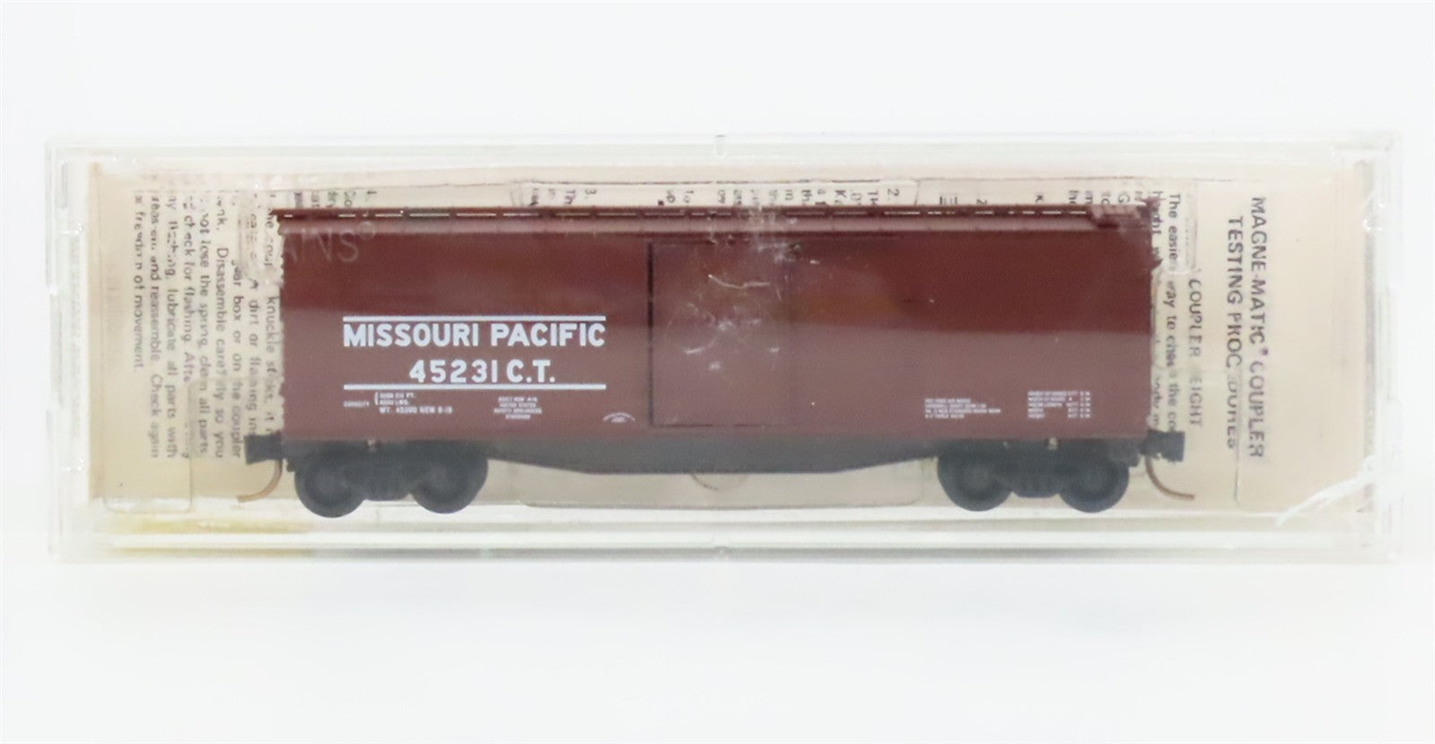 N Scale Micro-Trains MTL 39090 Missouri Pacific 40' Wood-Sheathed Box Car RTR
