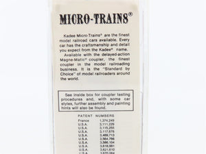 N Scale Micro-Trains MTL 56220 Chesapeake & Ohio 33' 2-Bay Rib Side Hopper RTR