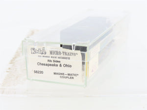 N Scale Micro-Trains MTL 56220 Chesapeake & Ohio 33' 2-Bay Rib Side Hopper RTR