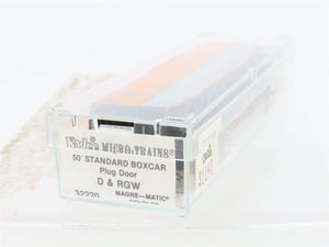 N Scale Micro-Trains MTL 32220 Denver & Rio Grande Western 50' Box Car RTR