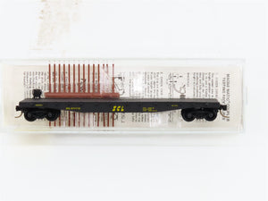 N Scale Micro-Trains MTL 45170 SCL Seaboard Coast Line 50' Flat Car 677172 RTR