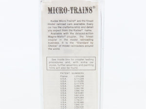 N Scale Micro-Trains MTL 45170 SCL Seaboard Coast Line 50' Flat Car 677172 RTR
