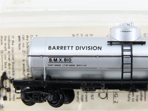 N Scale Micro-Trains MTL 65210 BMX Barrett Division 39' Single Dome Tank Car RTR