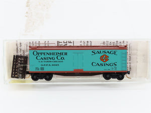 N Scale Micro-Trains MTL 49280 OPPX Oppenheimer Casing Co. 40' Reefer 8025 RTR