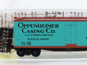 N Scale Micro-Trains MTL 49280 OPPX Oppenheimer Casing Co. 40' Reefer 8025 RTR