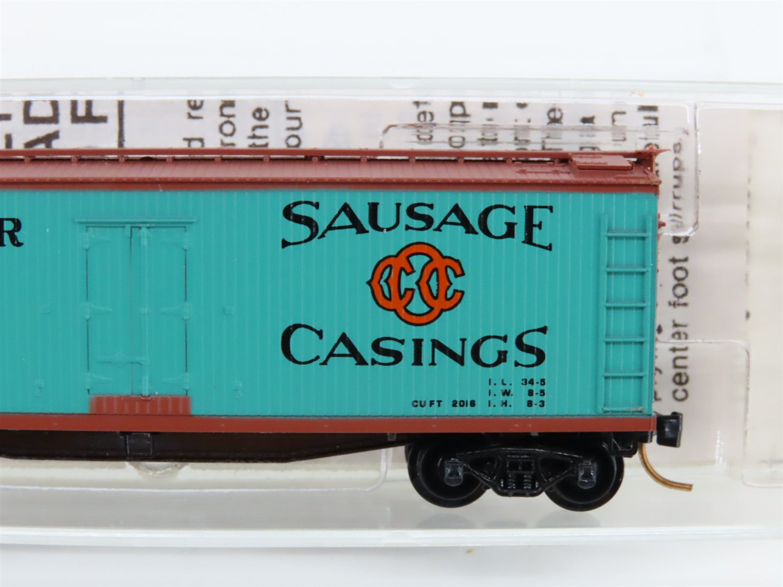 N Scale Micro-Trains MTL 49280 OPPX Oppenheimer Casing Co. 40' Reefer 8025 RTR