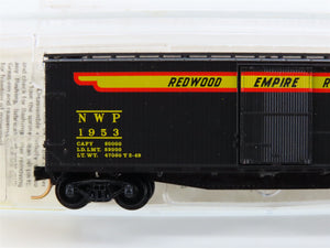 N Scale Micro-Trains MTL 39100 NWP Northwestern Pacific 40' Box Car 1953 RTR