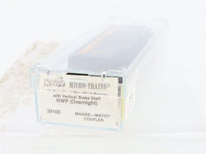 N Scale Micro-Trains MTL 39100 NWP Northwestern Pacific 40' Box Car 1953 RTR