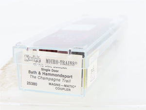N Scale Kadee Micro-Trains MTL 25380 BH The Champagne Trail 50' Boxcar 25101 RTR