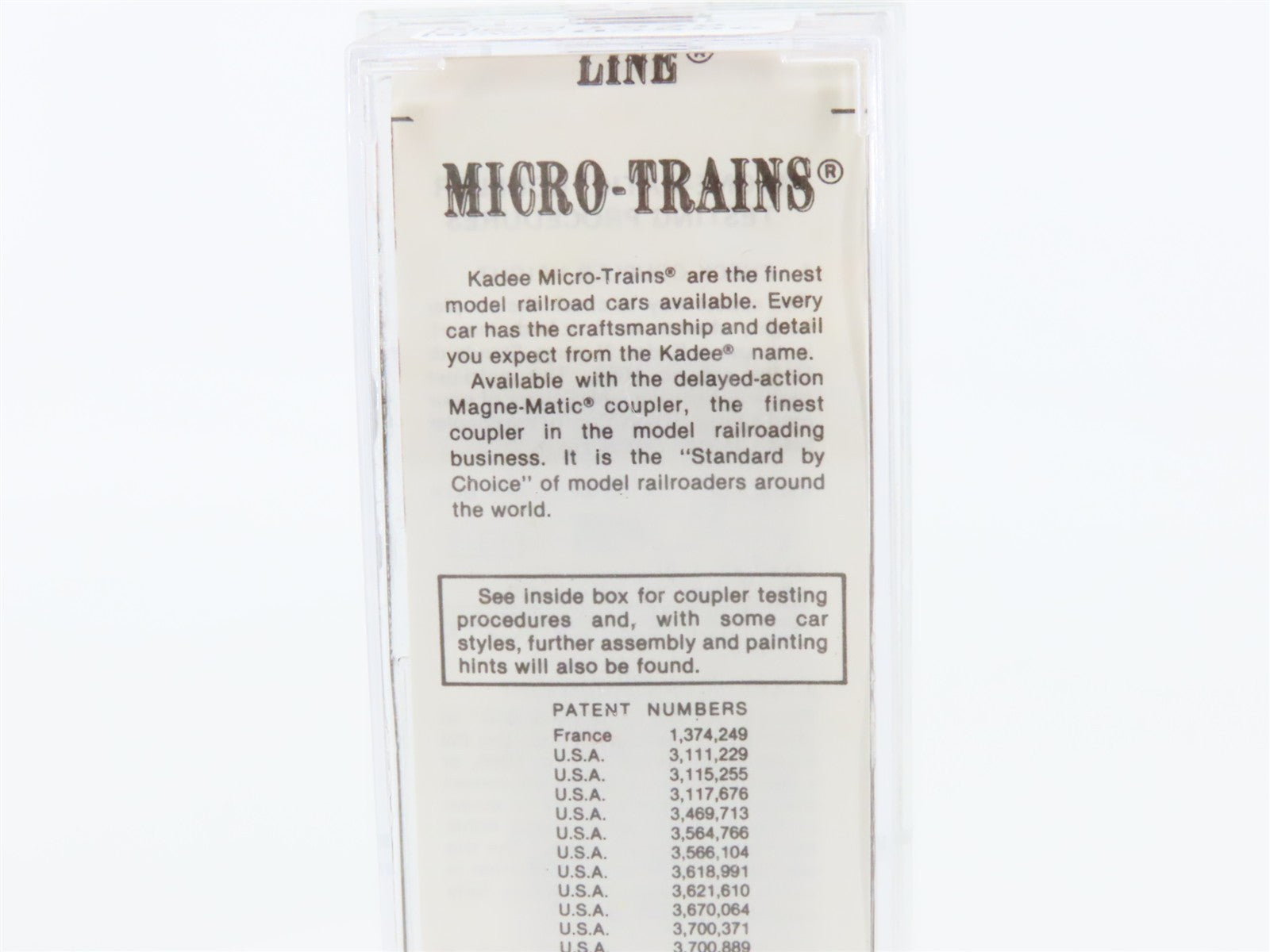 N Kadee Micro-Trains MTL 21140 UP Union Pacific 40' Plug Door Box Car 113596 RTR