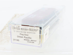 N Kadee Micro-Trains MTL 21140 UP Union Pacific 40' Plug Door Box Car 113596 RTR