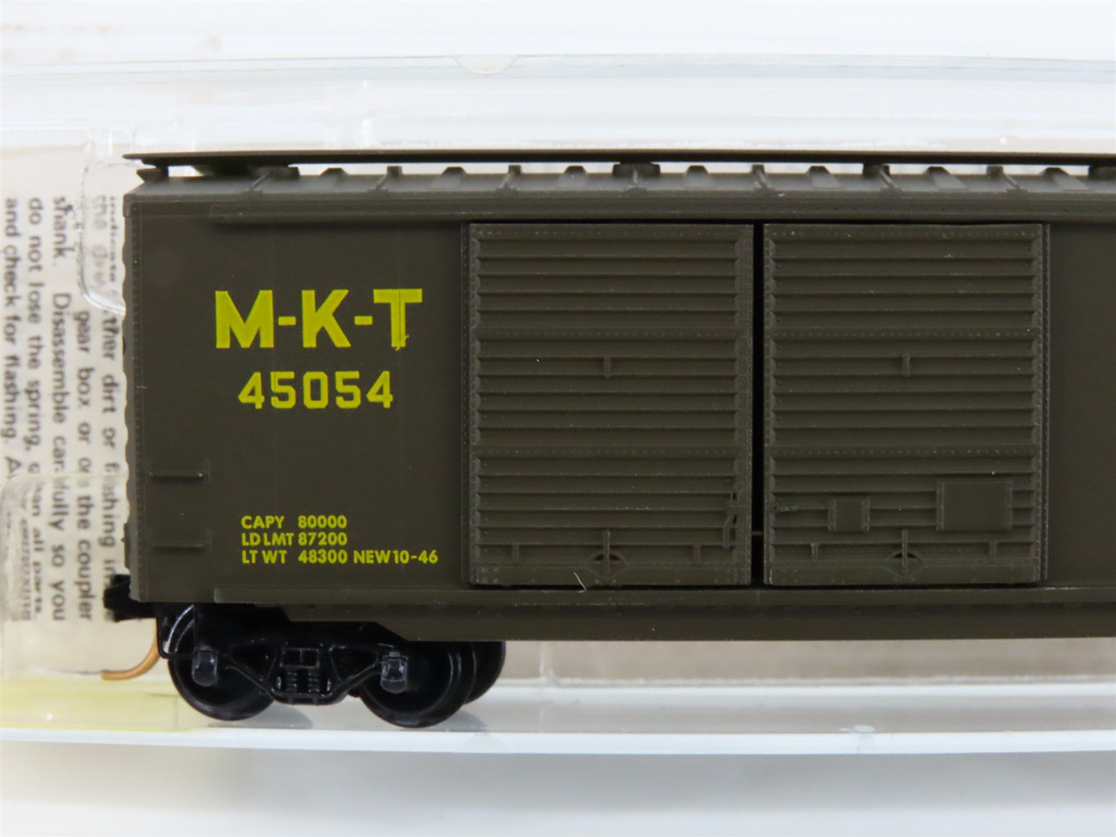 N Scale Kadee Micro-Trains MTL 23150 MKT The Katy 40' Box Car 45054 RTR