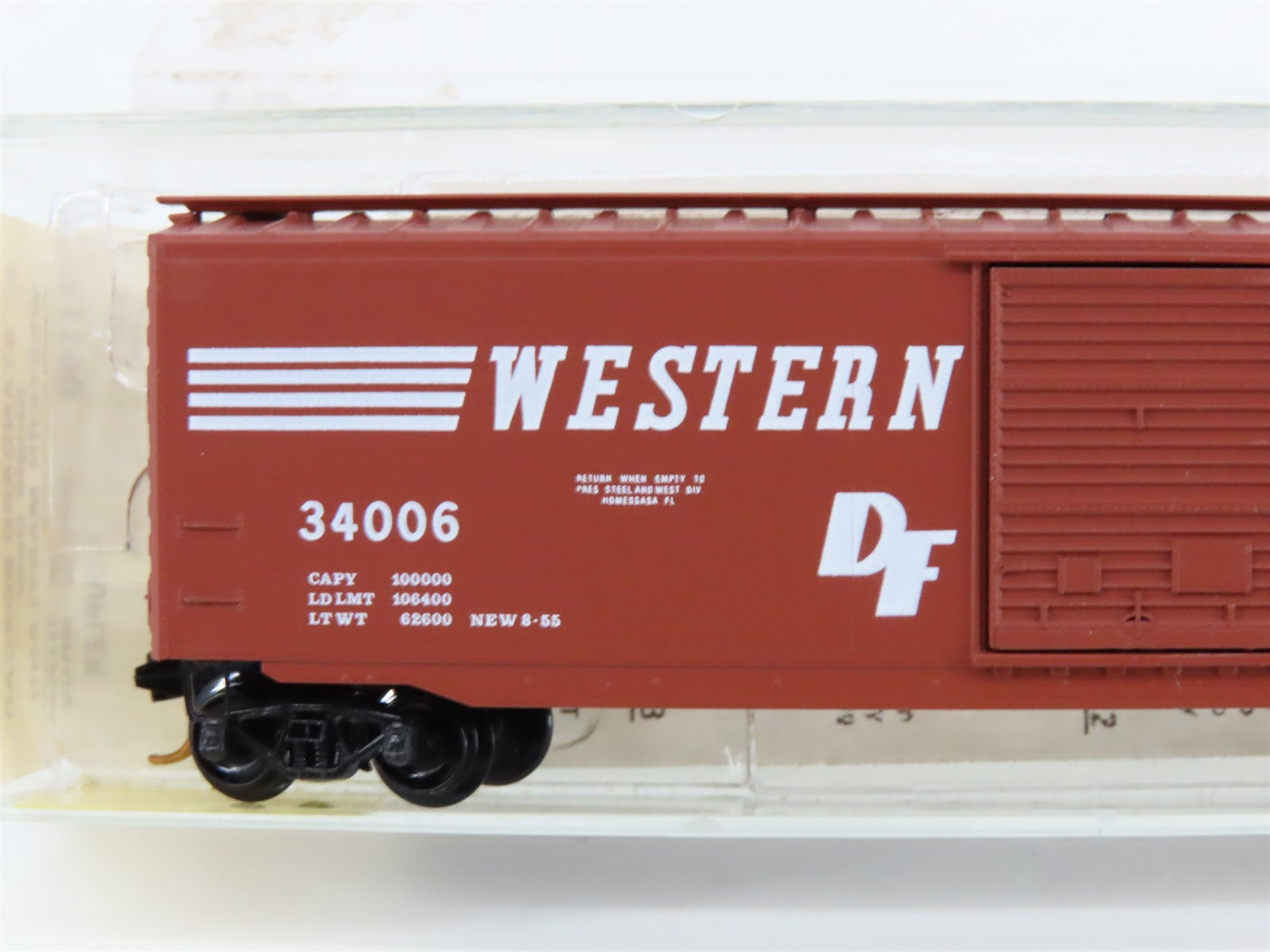 N Scale Micro-Trains MTL 31160 Western Maryland 50' Box Car 34006 RTR