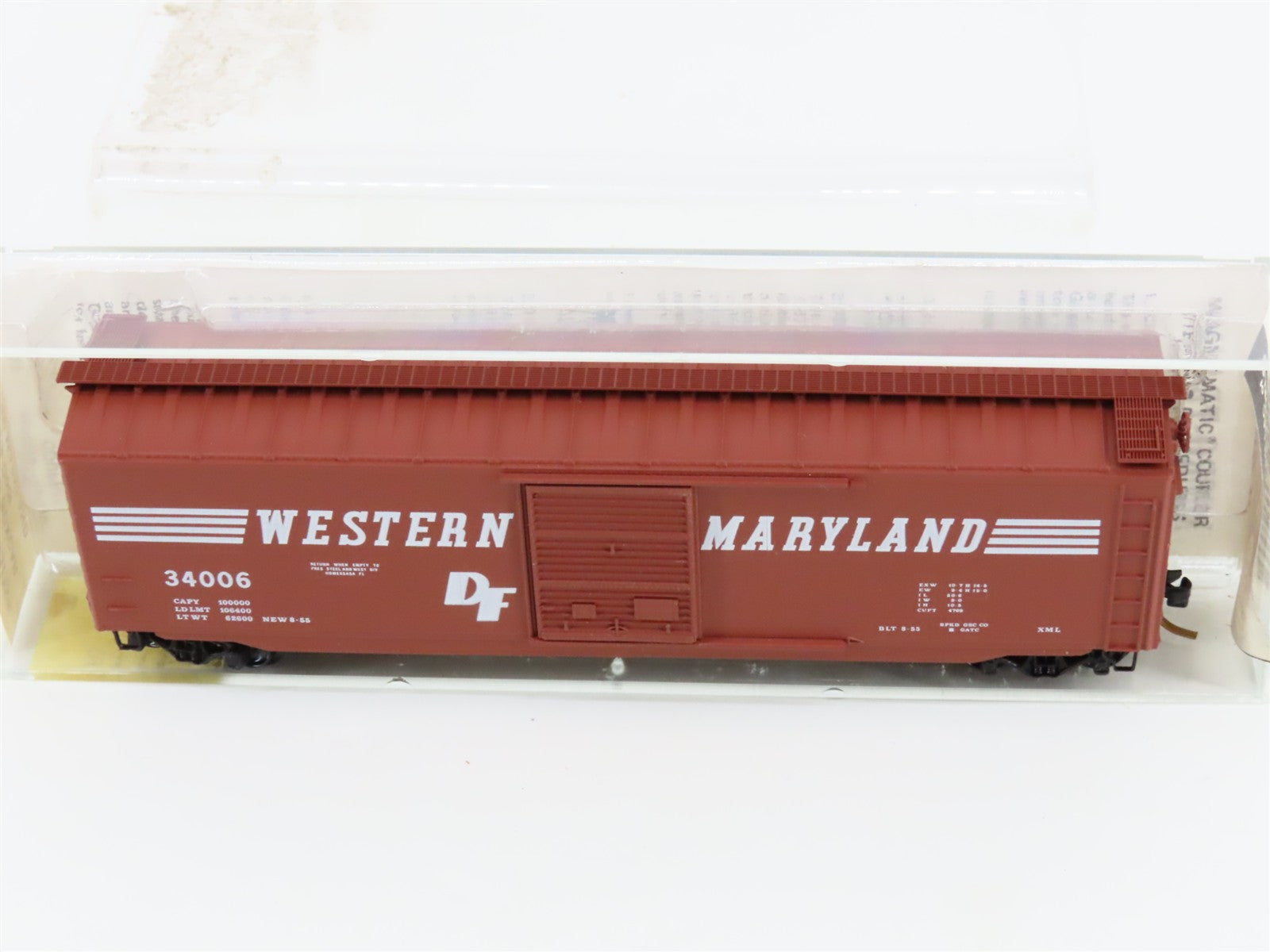 N Scale Micro-Trains MTL 31160 Western Maryland 50' Box Car 34006 RTR
