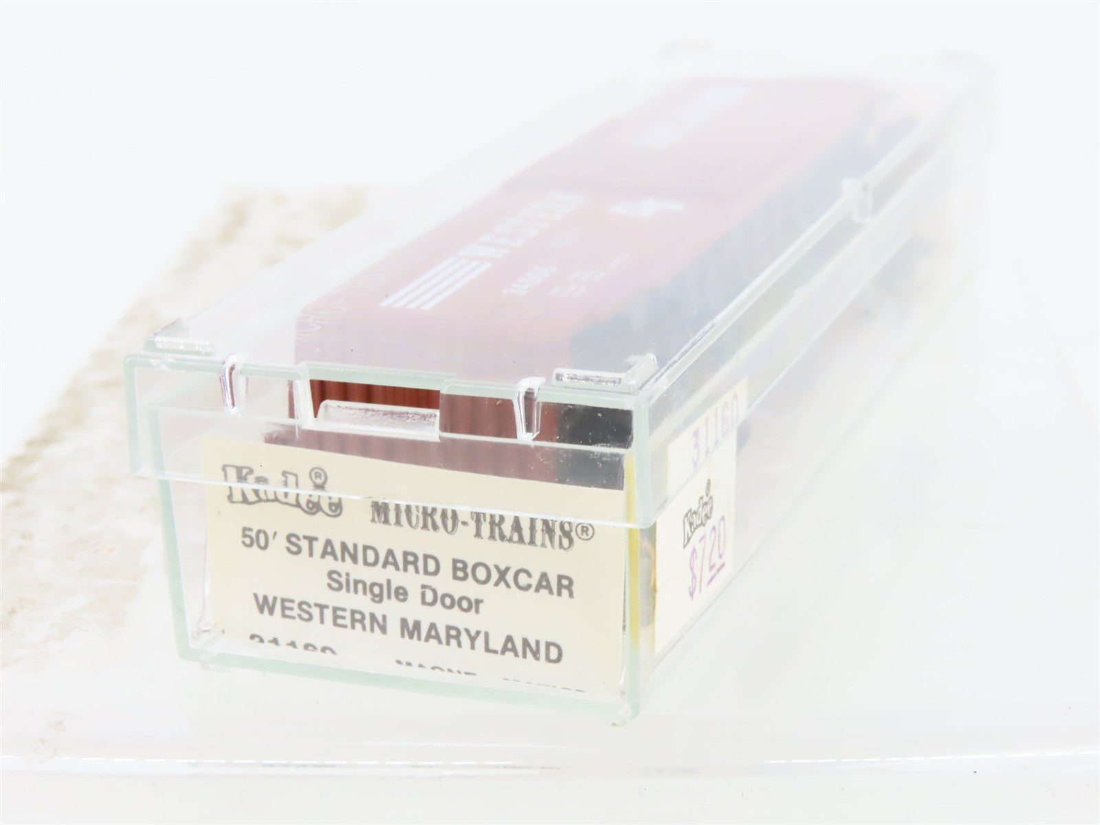 N Scale Micro-Trains MTL 31160 Western Maryland 50' Box Car 34006 RTR