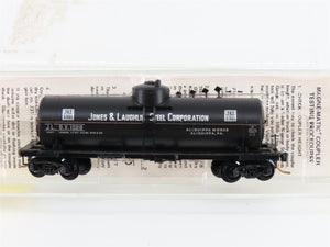 N Scale Micro-Trains MTL 65160 JLSX Jones & Laughlin Steel 39' Tank Car 1028 RTR