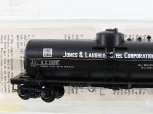 N Scale Micro-Trains MTL 65160 JLSX Jones & Laughlin Steel 39' Tank Car 1028 RTR
