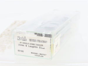 N Scale Micro-Trains MTL 65160 JLSX Jones & Laughlin Steel 39' Tank Car 1028 RTR