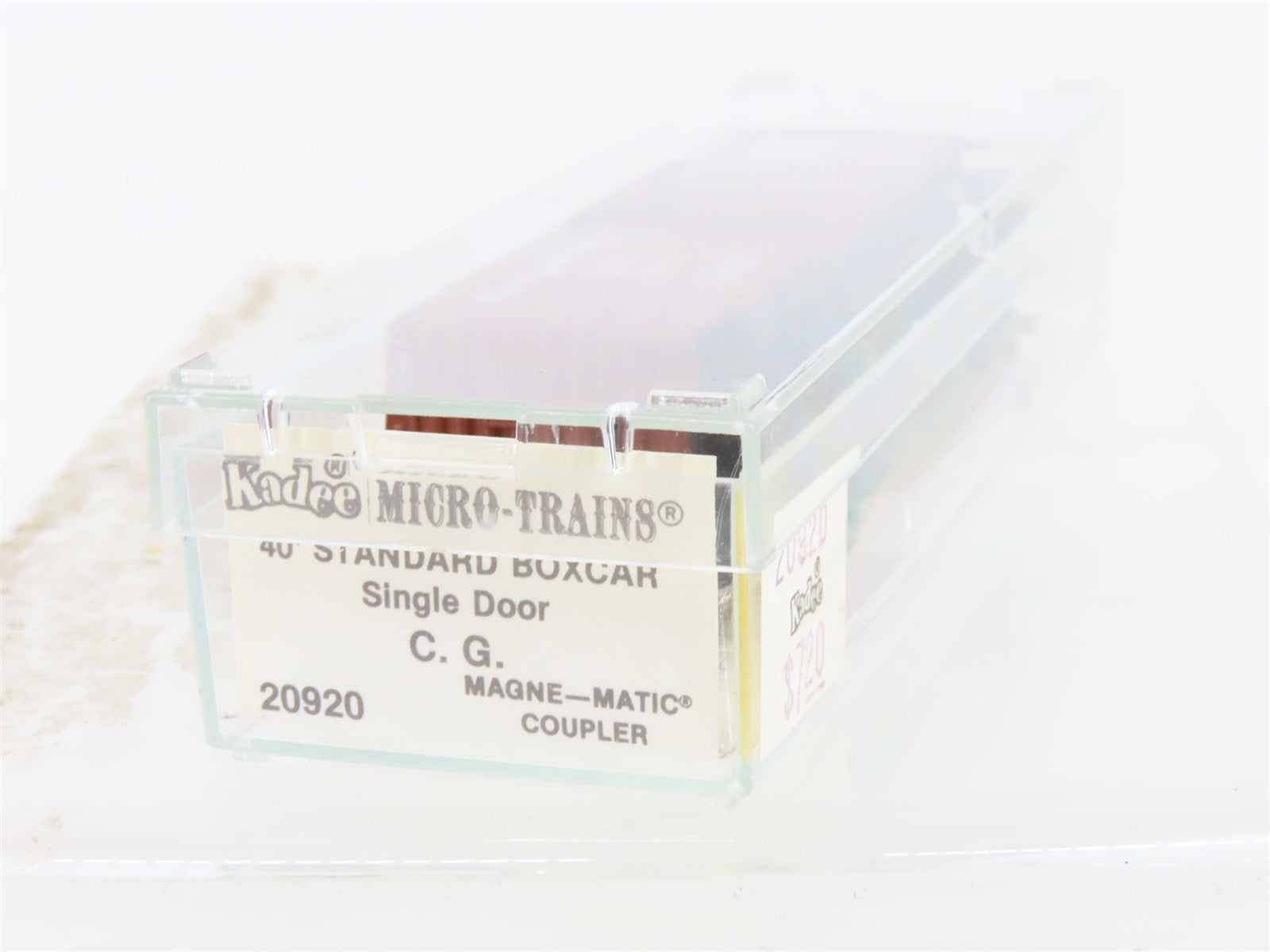 N Scale Kadee Micro-Trains MTL 20920 CG Central of Georgia 40' Box Car 4740 RTR