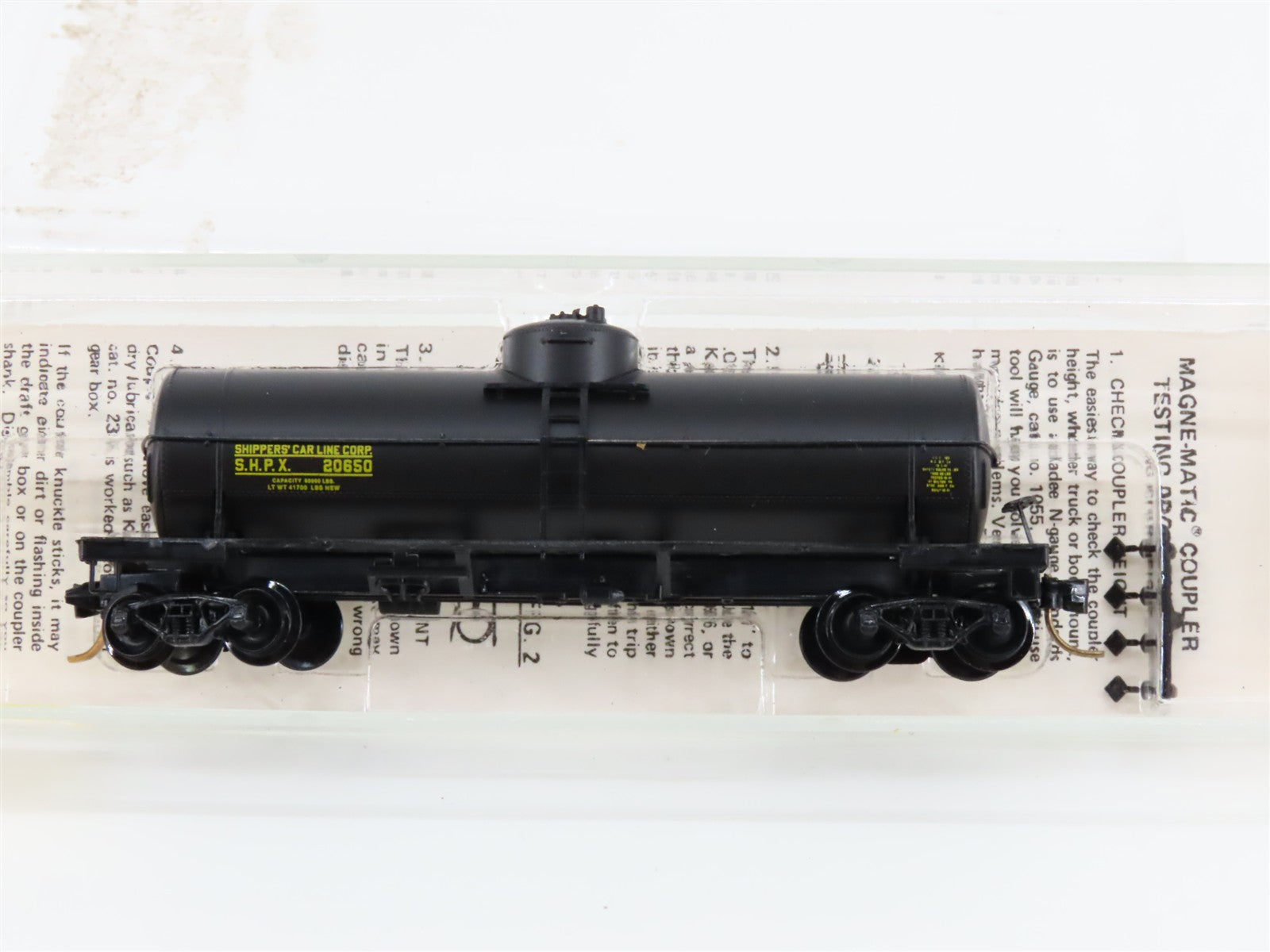N Scale Micro-Trains MTL 65170 SHPX Shippers' Car Line Corp. 39' Tank Car RTR