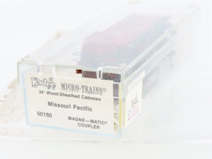 N Scale Micro-Trains MTL 50160 Missouri Pacific 34' Wood-Sheathed Caboose RTR