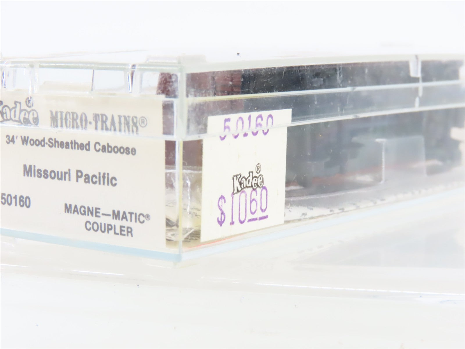 N Scale Micro-Trains MTL 50160 Missouri Pacific 34' Wood-Sheathed Caboose RTR