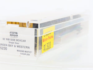 N Scale Micro-Trains MTL 25230 GBW Green Bay Route 50' Box Car 16012 RTR