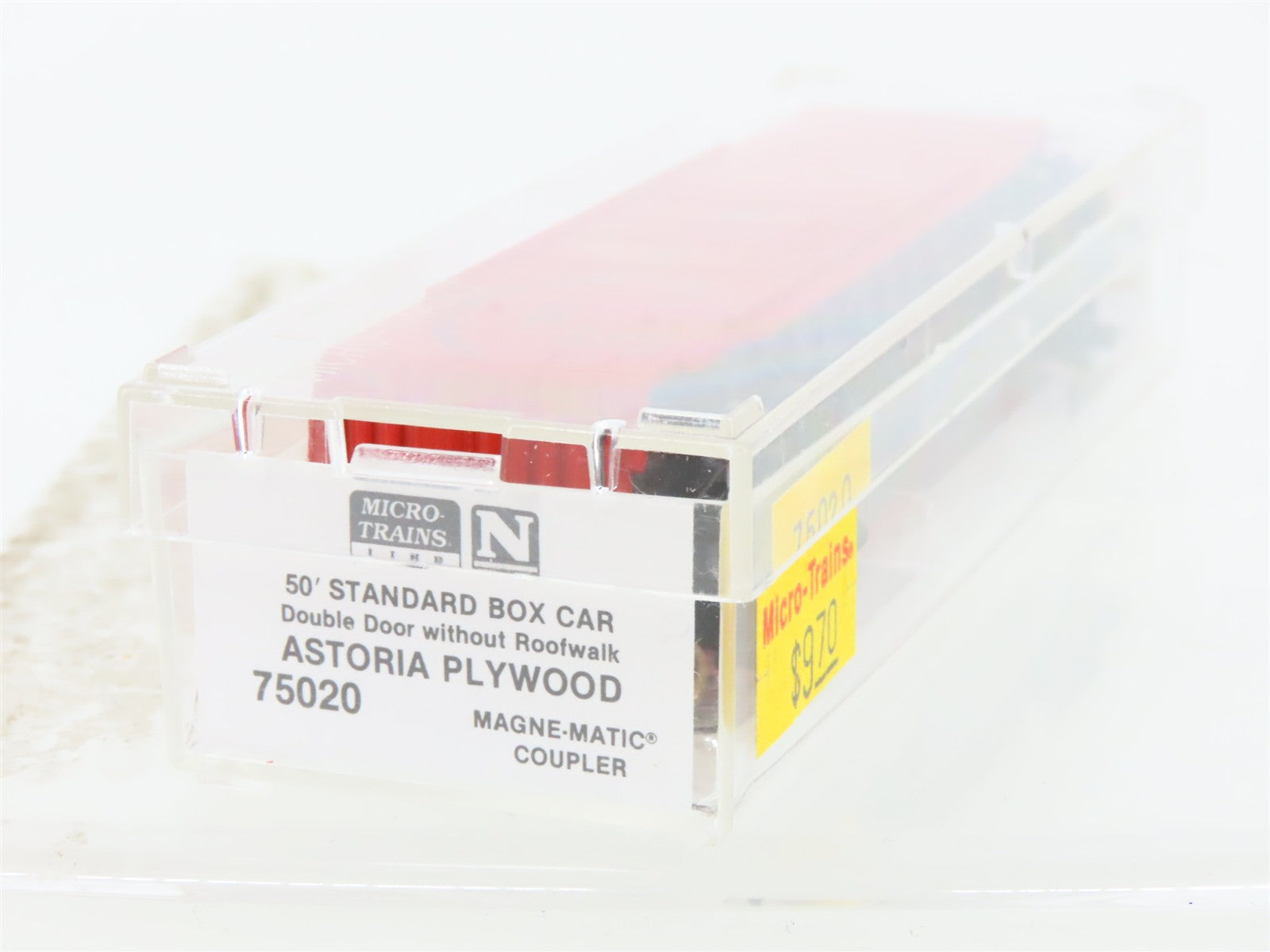 N Scale Micro-Trains MTL 75020 USLX Astoria Plywood Corp. 50' Box Car 10067 RTR