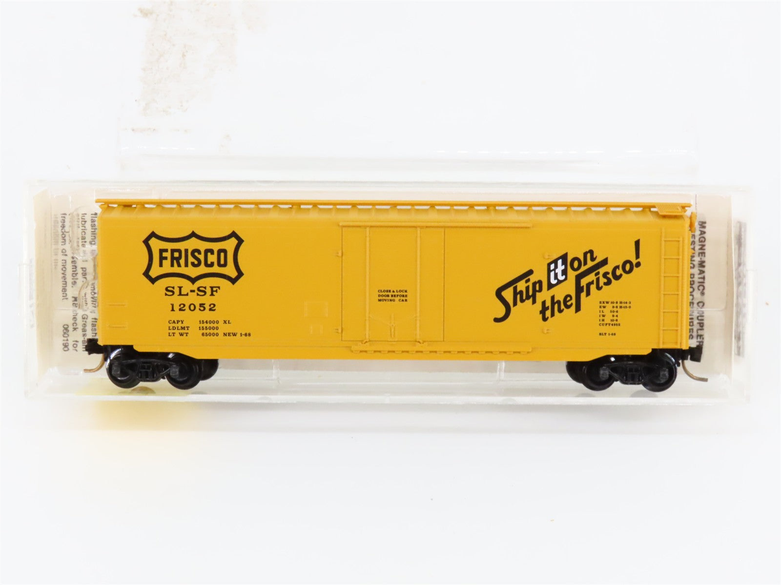 N Scale Micro-Trains MTL 32060 SL-SF Frisco 50' Plug Door Box Car 12052 RTR