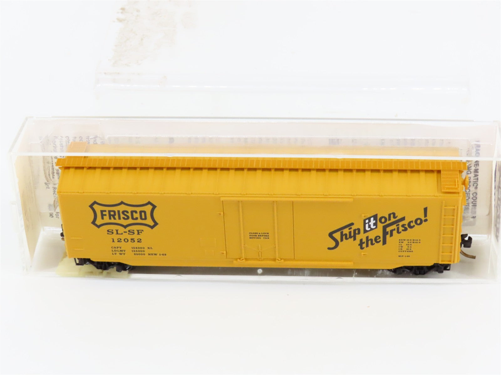 N Scale Micro-Trains MTL 32060 SL-SF Frisco 50' Plug Door Box Car 12052 RTR