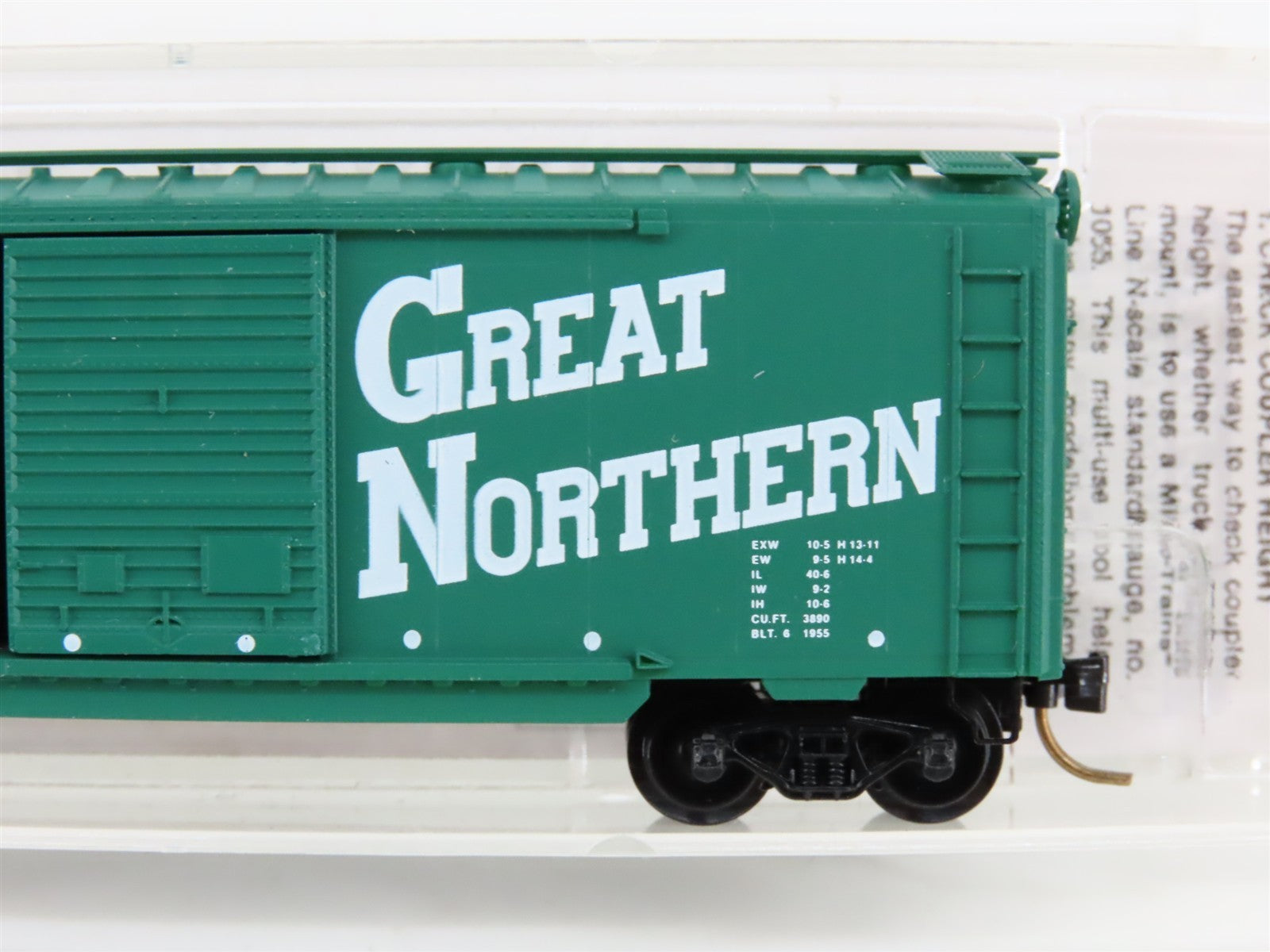 N Scale Micro-Trains MTL 23190 GN Great Northern 40' Double Door Boxcar 3336 RTR