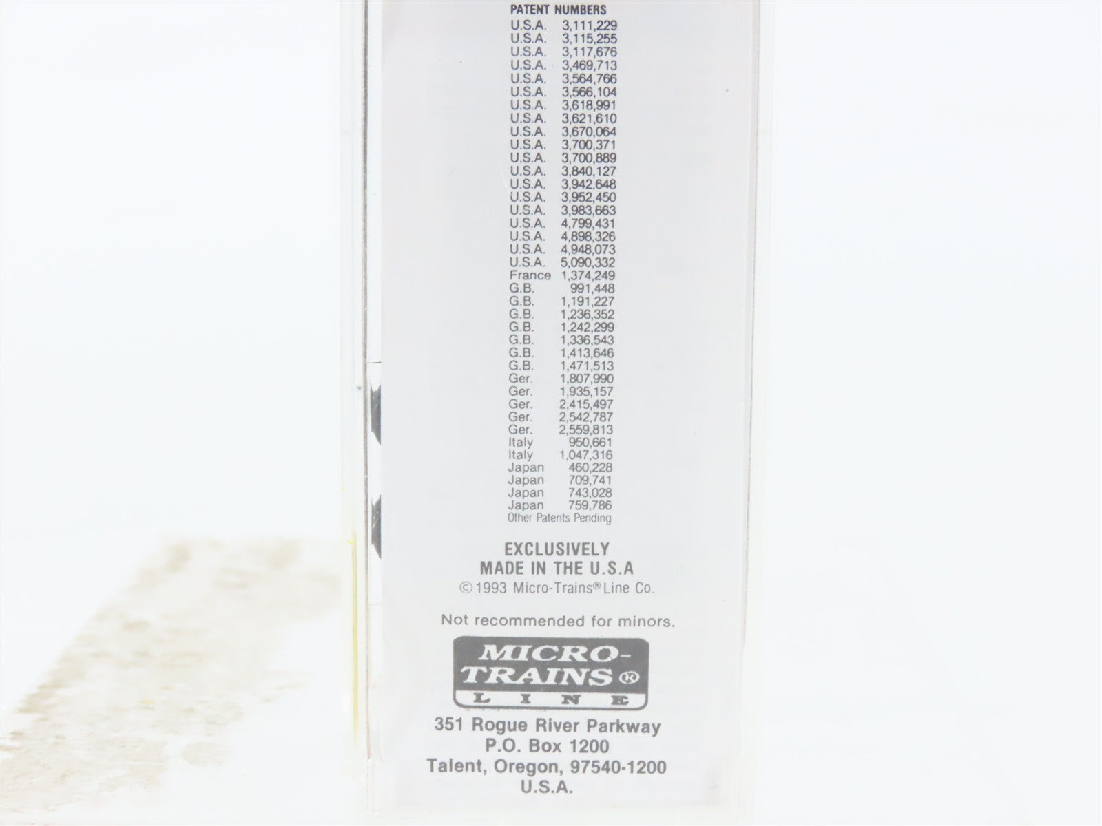 N Scale Micro-Trains MTL 23190 GN Great Northern 40' Double Door Boxcar 3336 RTR